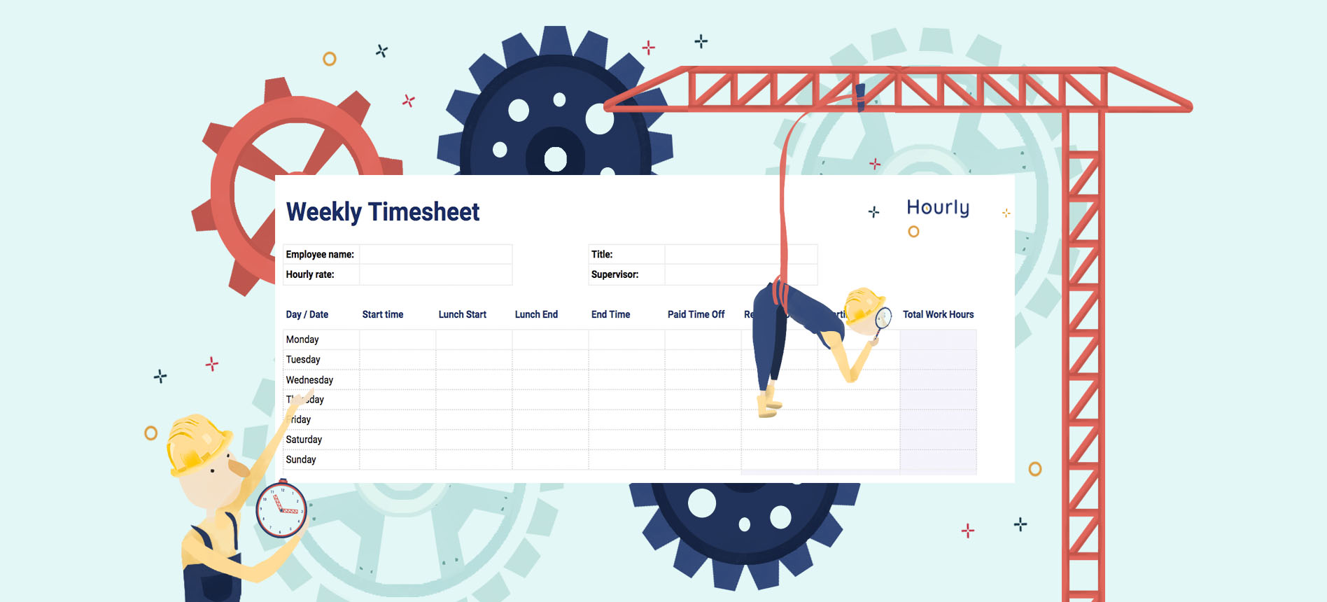 📅 Free Paper Timesheet Templates and Printable Timecards Hourly, Inc.